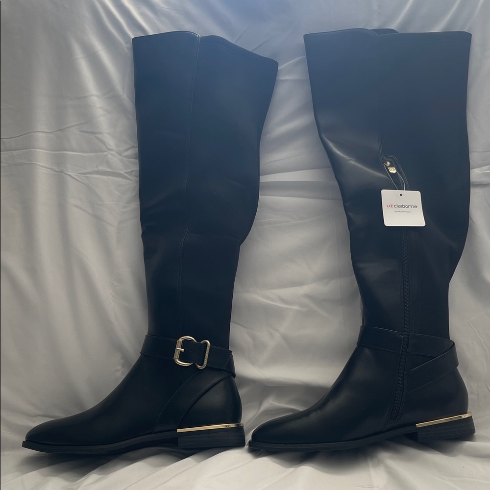 Liz Claiborne Black Over the Knee Boots
